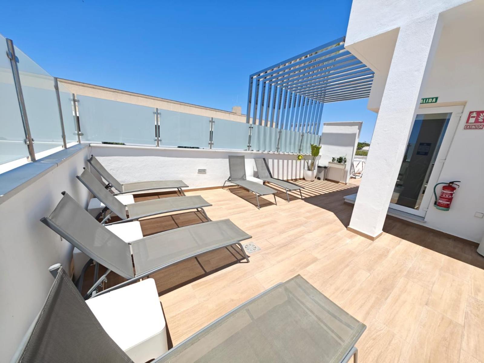 Apartamento Nuevo En Planta Baja A Con Piscina Y Solarium Barbate Kültér fotó